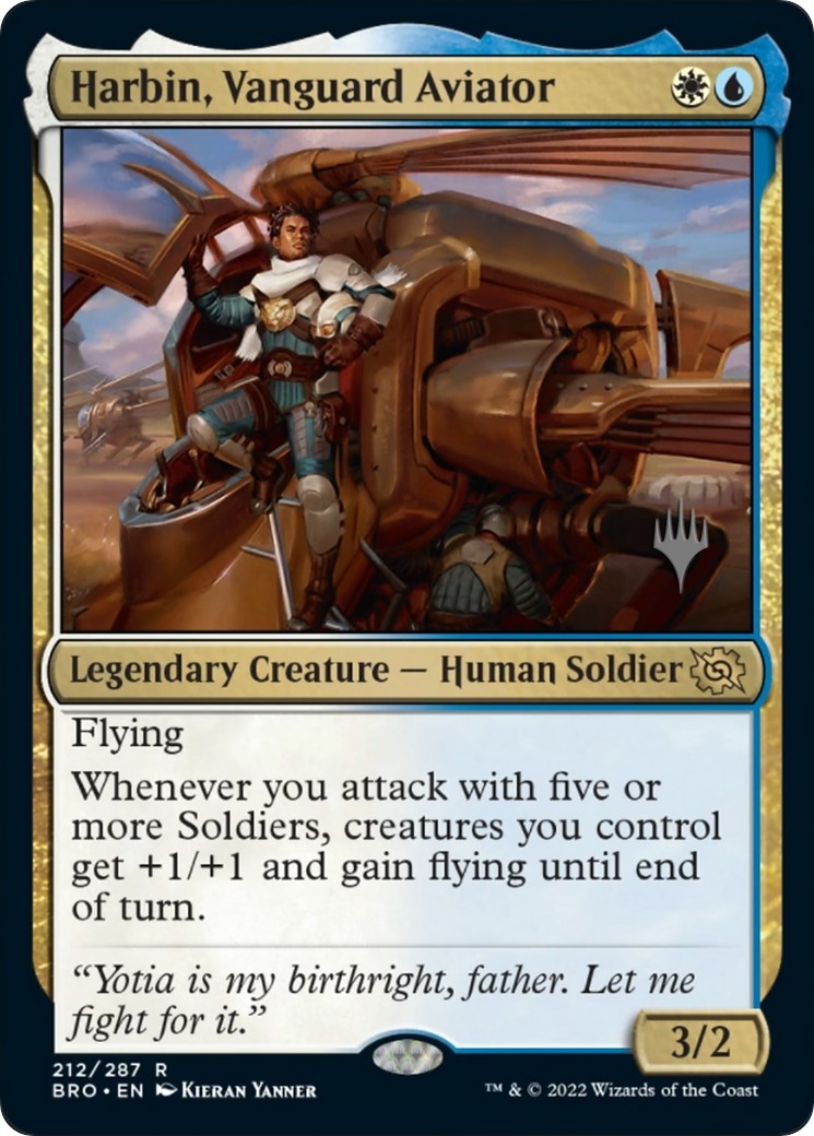 Harbin, Vanguard Aviator (Promo Pack) [The Brothers' War Promos] | PLUS EV GAMES 