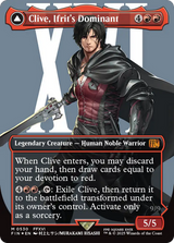 Clive, Ifrit's Dominant // Ifrit, Warden of Inferno (Borderless) (Surge Foil) [FINAL FANTASY]