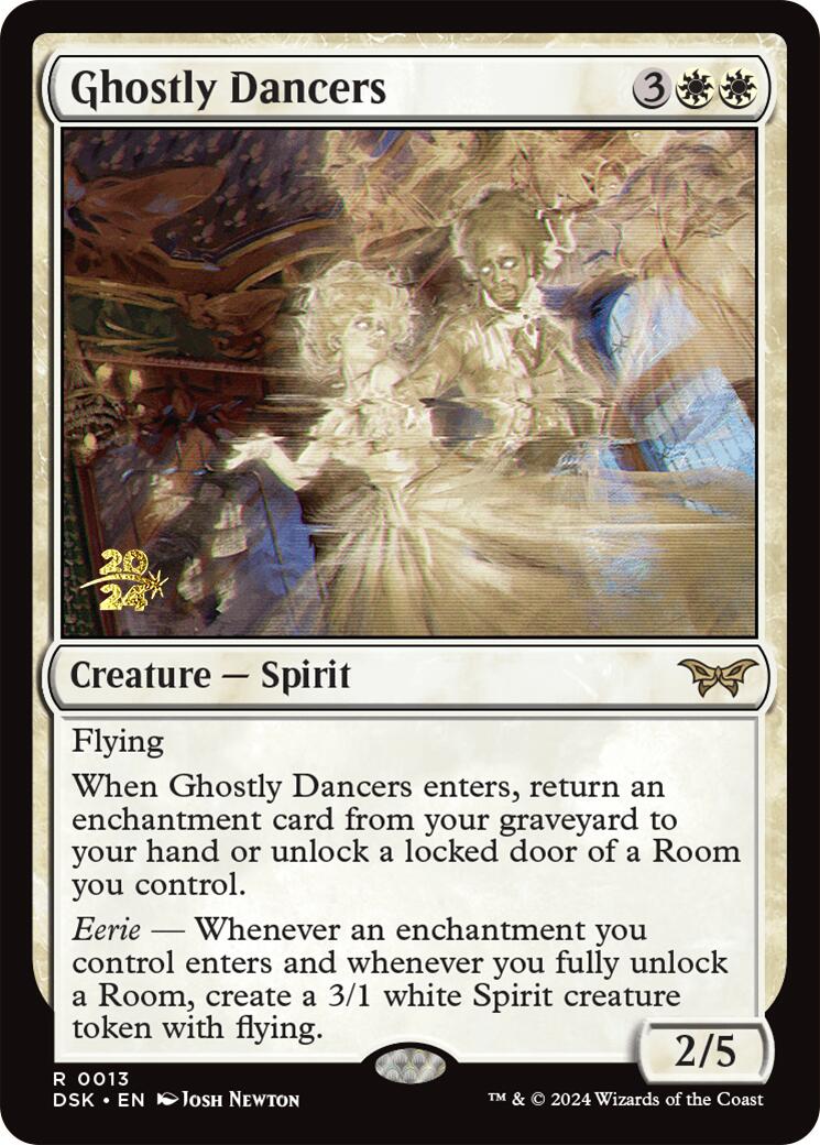 Ghostly Dancers [Duskmourn: House of Horror Prerelease Promos] | PLUS EV GAMES 