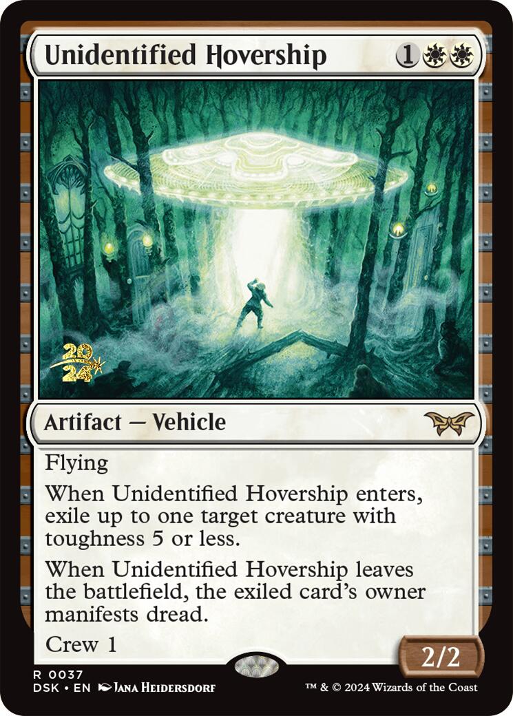 Unidentified Hovership [Duskmourn: House of Horror Prerelease Promos] | PLUS EV GAMES 