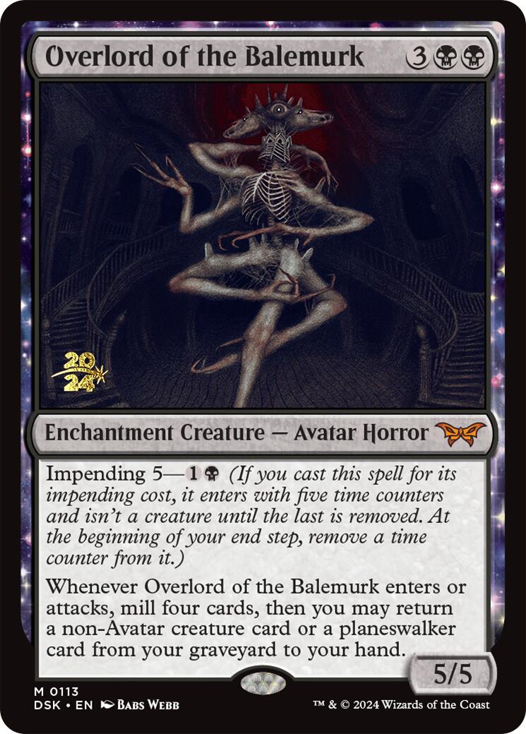 Overlord of the Balemurk [Duskmourn: House of Horror Prerelease Promos] | PLUS EV GAMES 