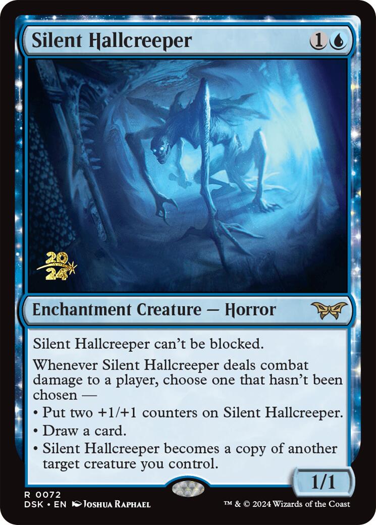 Silent Hallcreeper [Duskmourn: House of Horror Prerelease Promos] | PLUS EV GAMES 