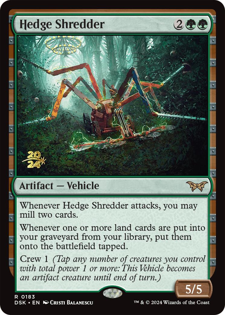 Hedge Shredder [Duskmourn: House of Horror Prerelease Promos] | PLUS EV GAMES 