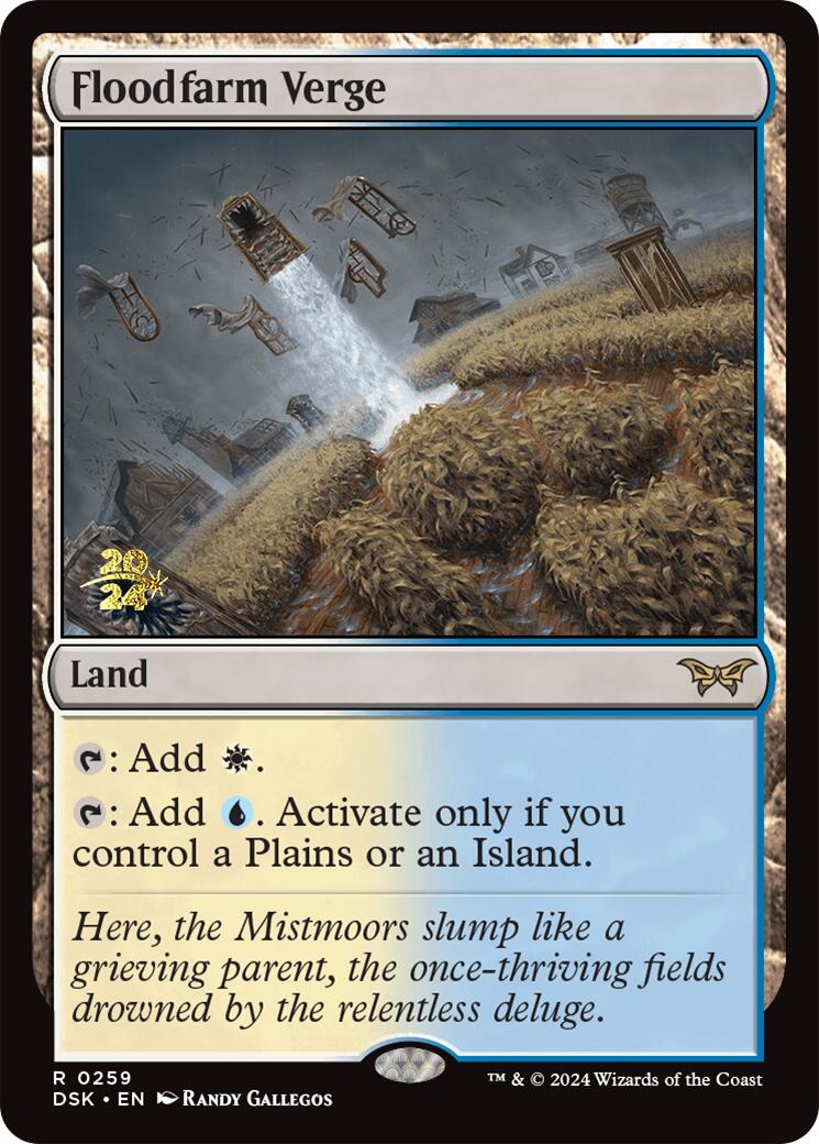 Floodfarm Verge [Duskmourn: House of Horror Prerelease Promos] | PLUS EV GAMES 