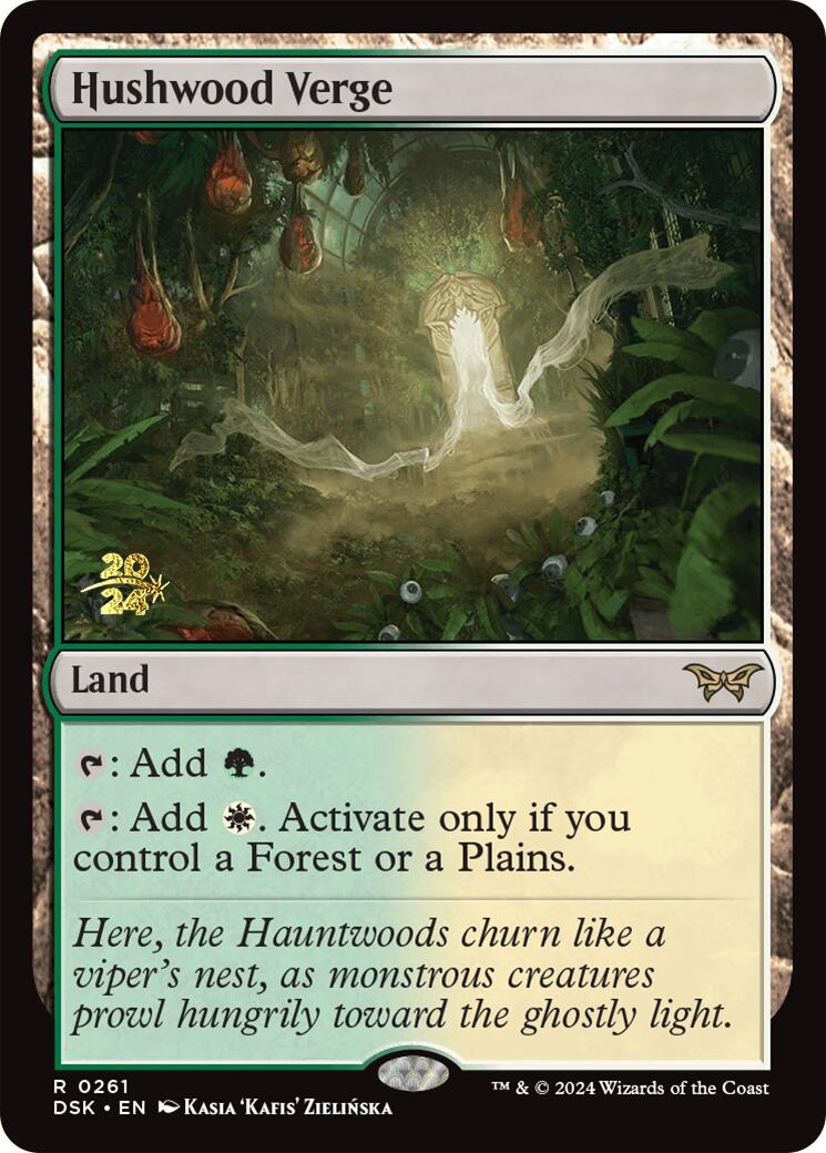 Hushwood Verge [Duskmourn: House of Horror Prerelease Promos] | PLUS EV GAMES 