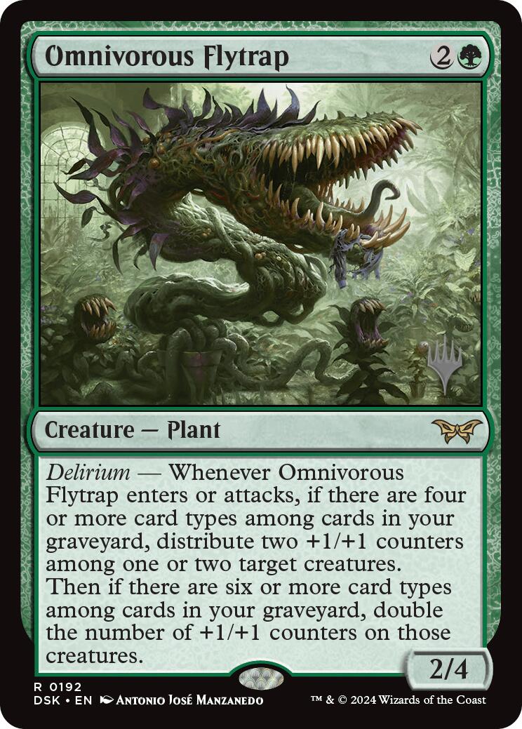 Omnivorous Flytrap [Duskmourn: House of Horror Promos] | PLUS EV GAMES 