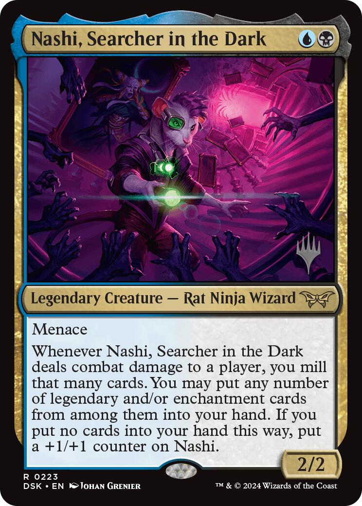 Nashi, Searcher in the Dark [Duskmourn: House of Horror Promos] | PLUS EV GAMES 