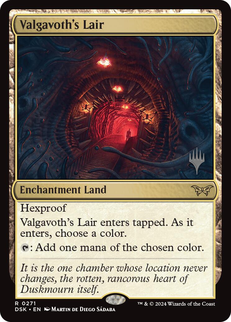 Valgavoth's Lair [Duskmourn: House of Horror Promos] | PLUS EV GAMES 