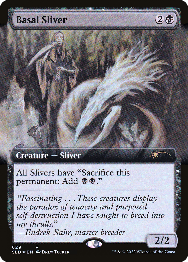 Basal Sliver (Extended Art) [Secret Lair Drop Promos] | PLUS EV GAMES 