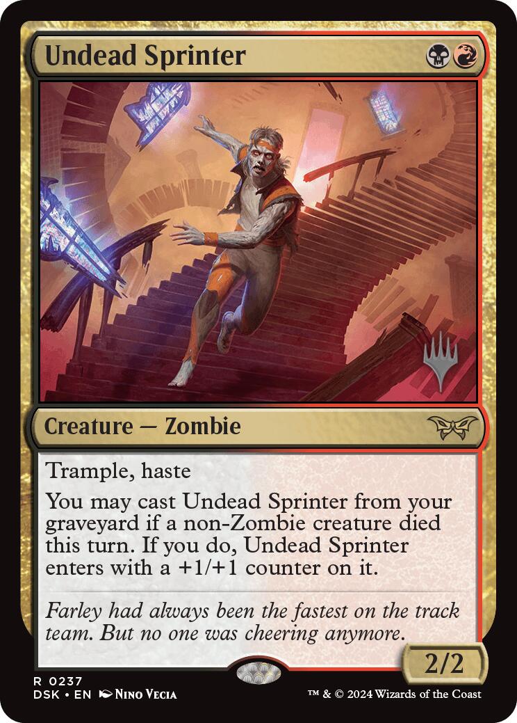 Undead Sprinter [Duskmourn: House of Horror Promos] | PLUS EV GAMES 