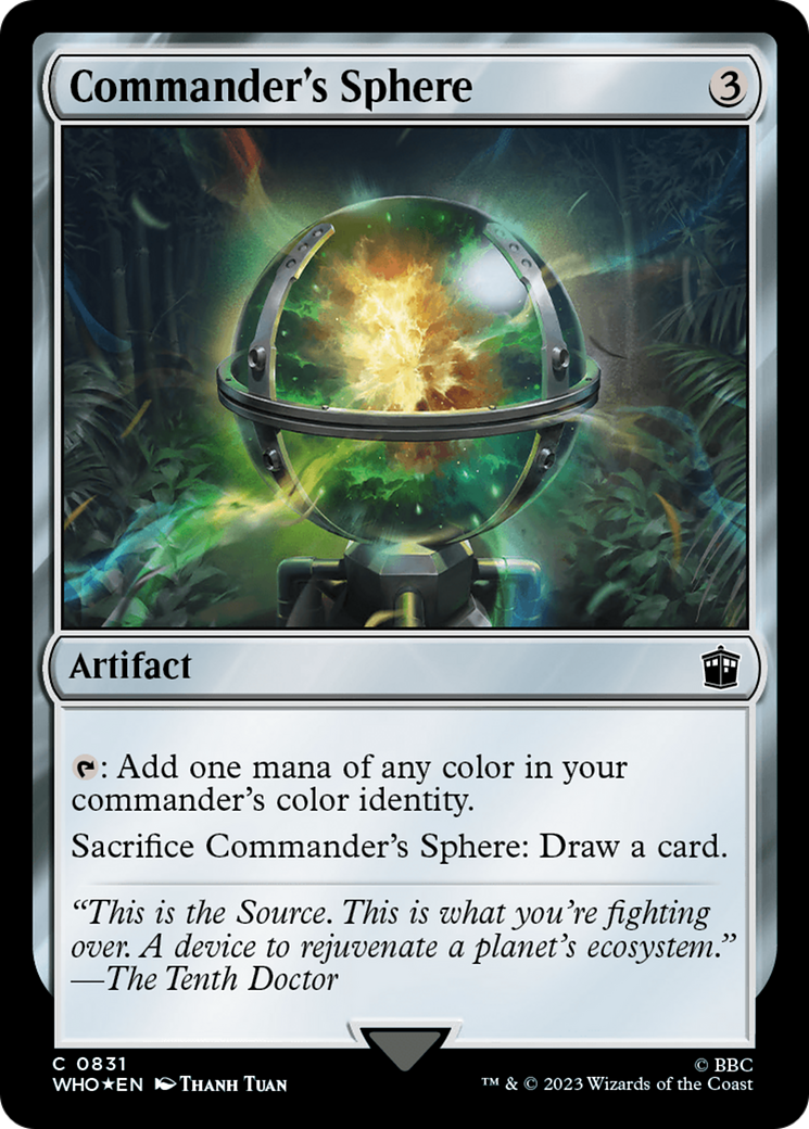 Commander's Sphere (Surge Foil) [Doctor Who] | PLUS EV GAMES 