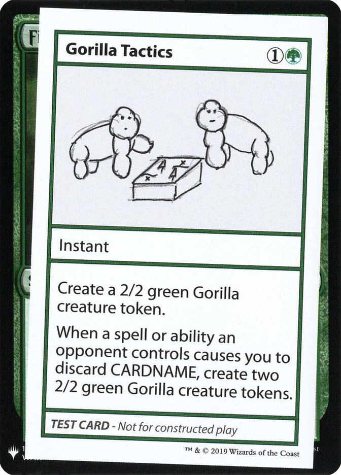 Gorilla Tactics [Mystery Booster Playtest Cards] | PLUS EV GAMES 