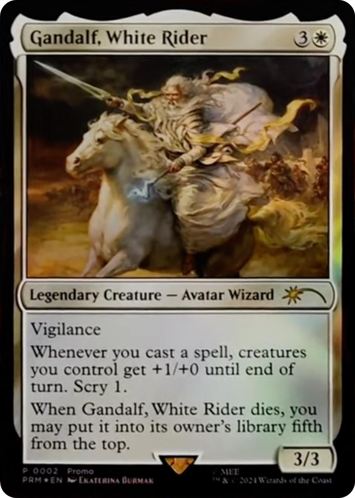 Gandalf, White Rider [Resale Promos] | PLUS EV GAMES 