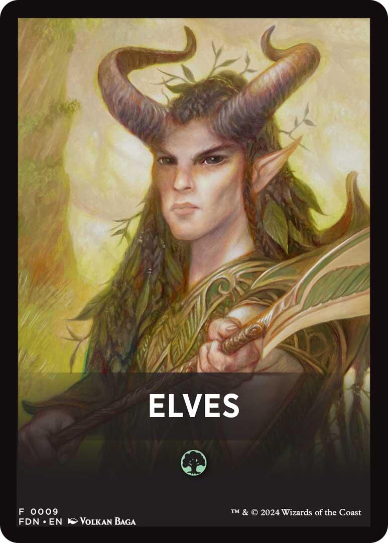 Elves Theme Card [Foundations Tokens] | PLUS EV GAMES 