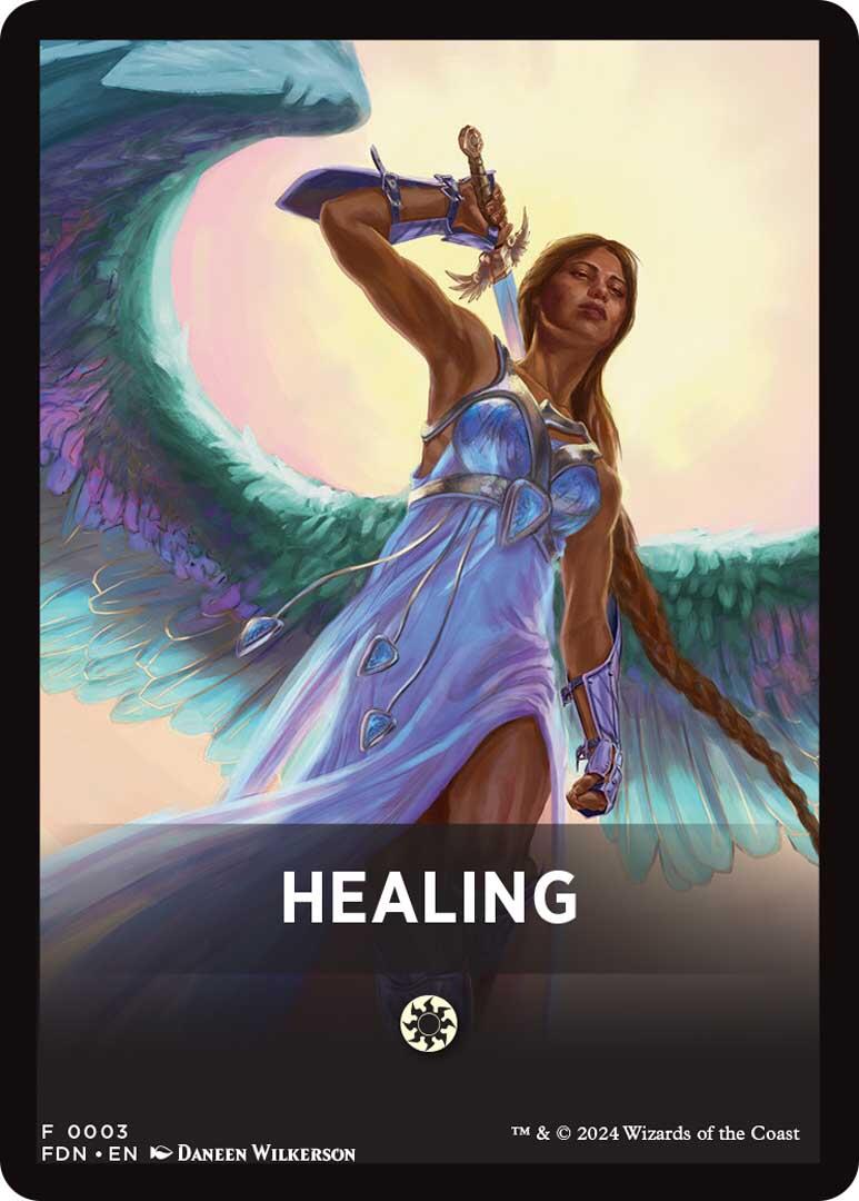 Healing Theme Card [Foundations Tokens] | PLUS EV GAMES 