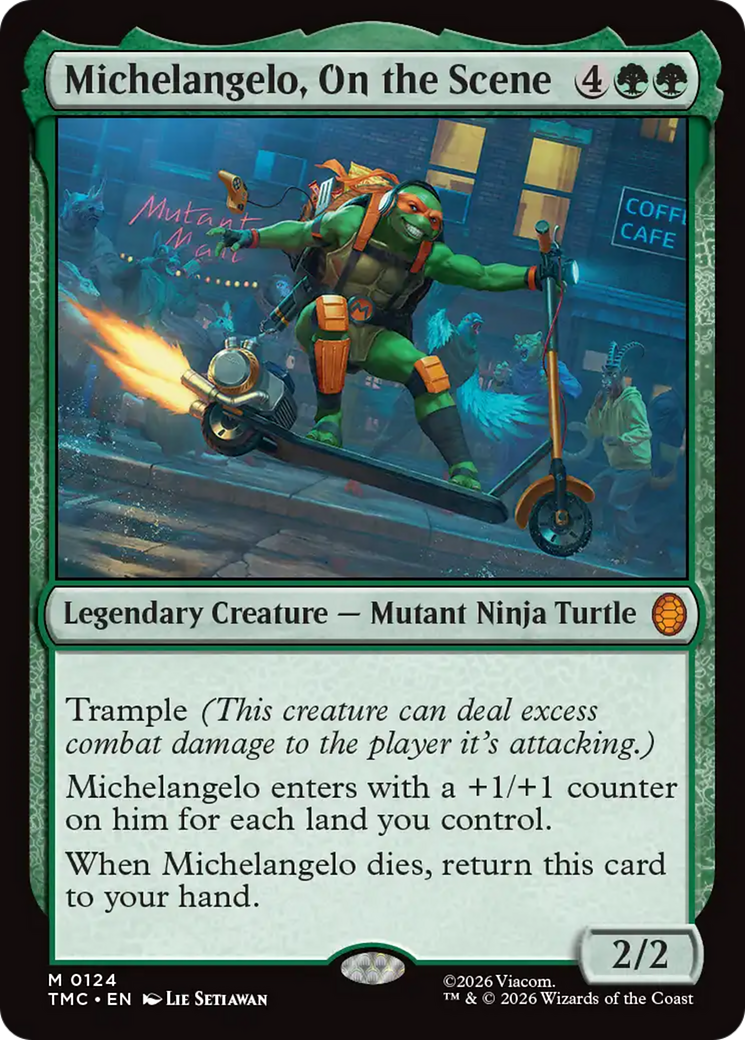 Michelangelo, On the Scene [Teenage Mutant Ninja Turtles Commander] | PLUS EV GAMES 