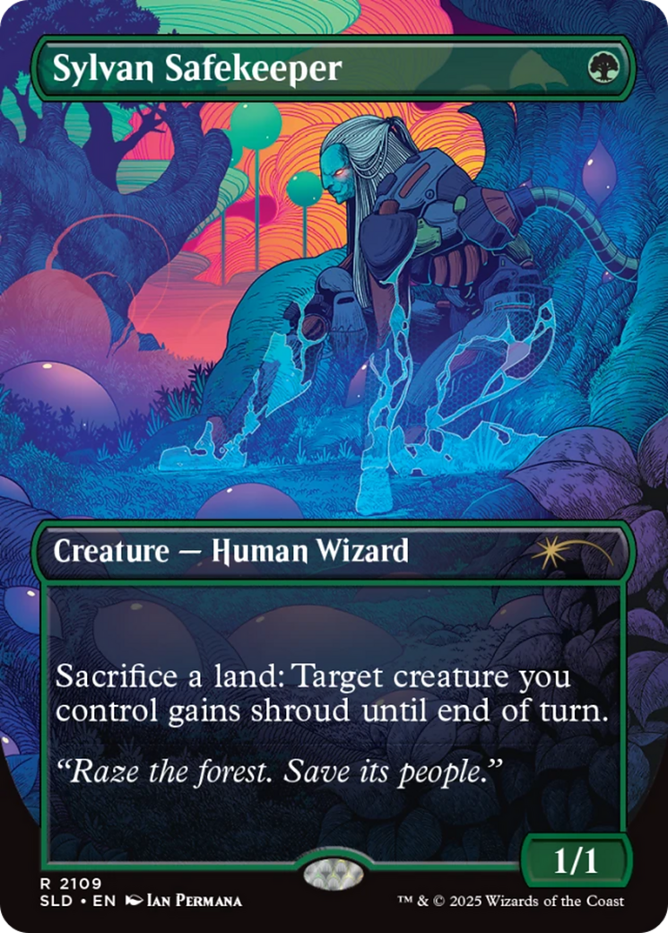 Sylvan Safekeeper (Galaxy Foil) [Secret Lair Drop Series] | PLUS EV GAMES 