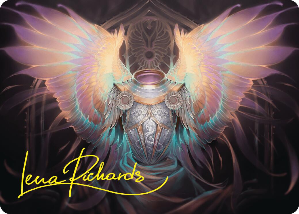 Celestial Armor Art Card (2/54) (Gold-Stamped Signature) [Foundations Art Series] | PLUS EV GAMES 