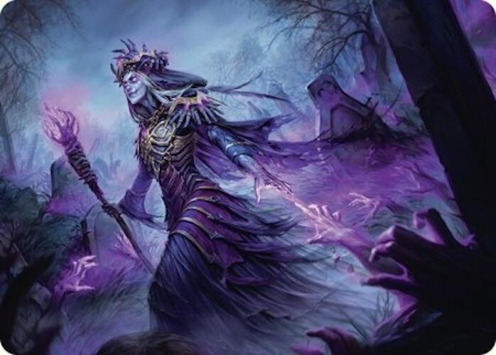 Zul Ashur, Lich Lord Art Card (10/54) [Foundations Art Series] | PLUS EV GAMES 