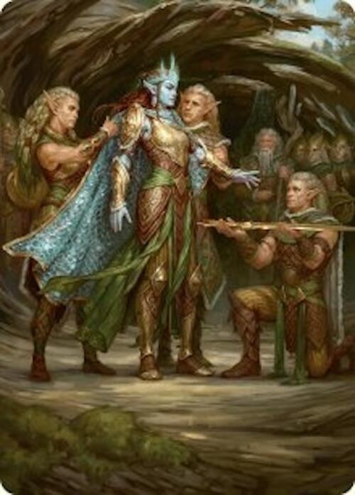 Lathril, Blade of the Elves Art Card (48/54) [Foundations Art Series] | PLUS EV GAMES 