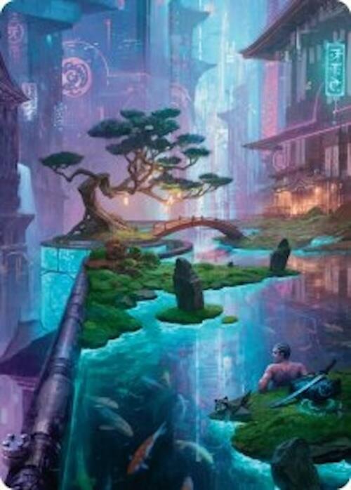 Island Art Card (22/54) [Foundations Art Series] | PLUS EV GAMES 