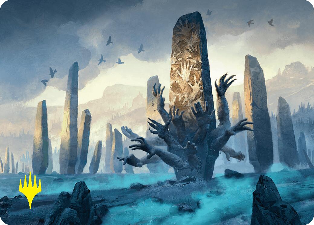 Soulstone Sanctuary Art Card (19/54) (Gold-Stamped Signature) [Foundations Art Series] | PLUS EV GAMES 