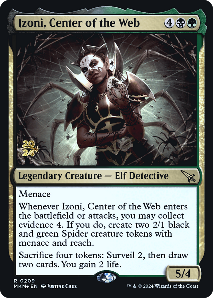 Izoni, Center of the Web [Murders at Karlov Manor Prerelease Promos] | PLUS EV GAMES 