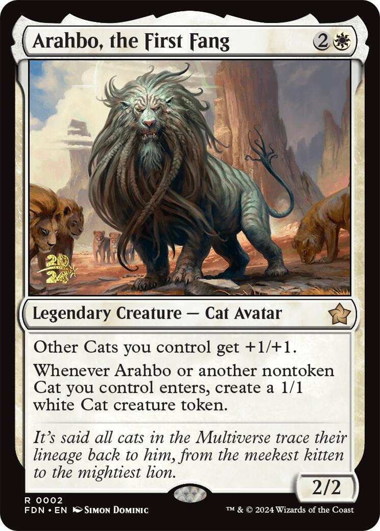 Arahbo, the First Fang [Foundations Prerelease Promos] | PLUS EV GAMES 