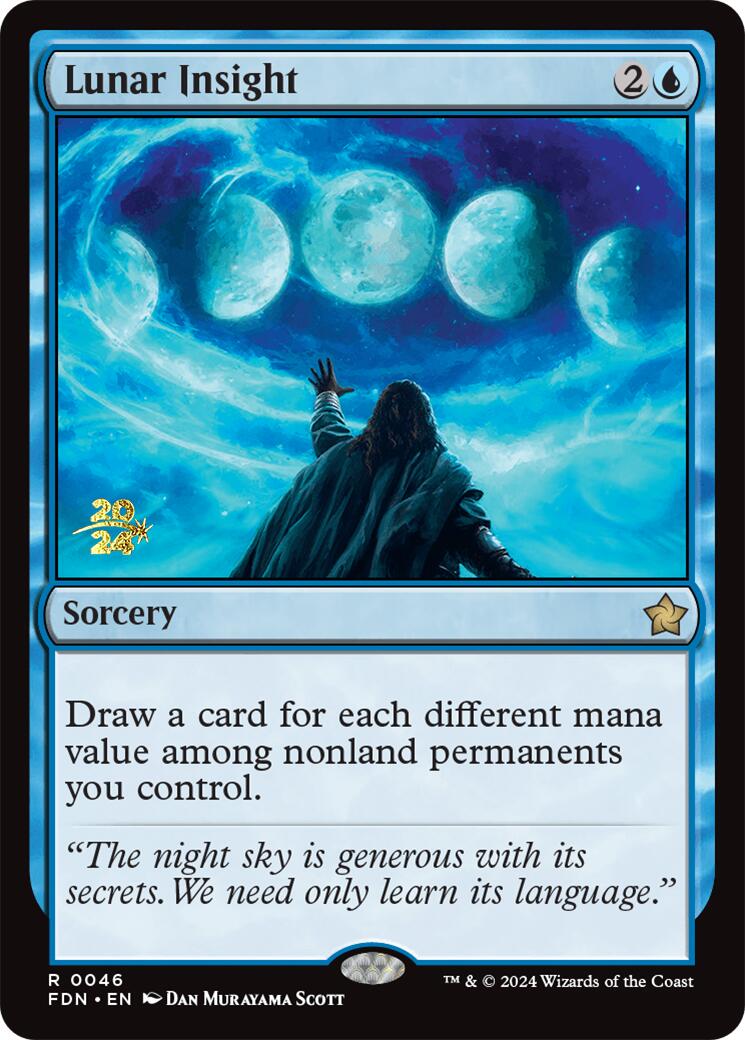 Lunar Insight [Foundations Prerelease Promos] | PLUS EV GAMES 