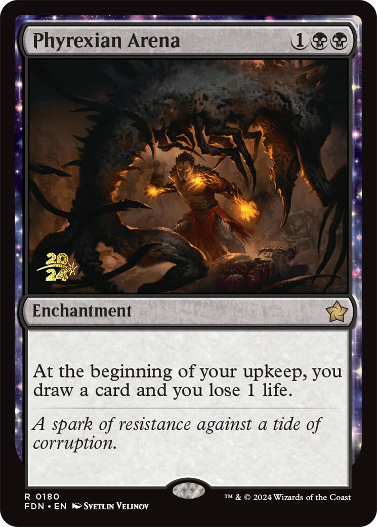 Phyrexian Arena [Foundations Prerelease Promos] | PLUS EV GAMES 