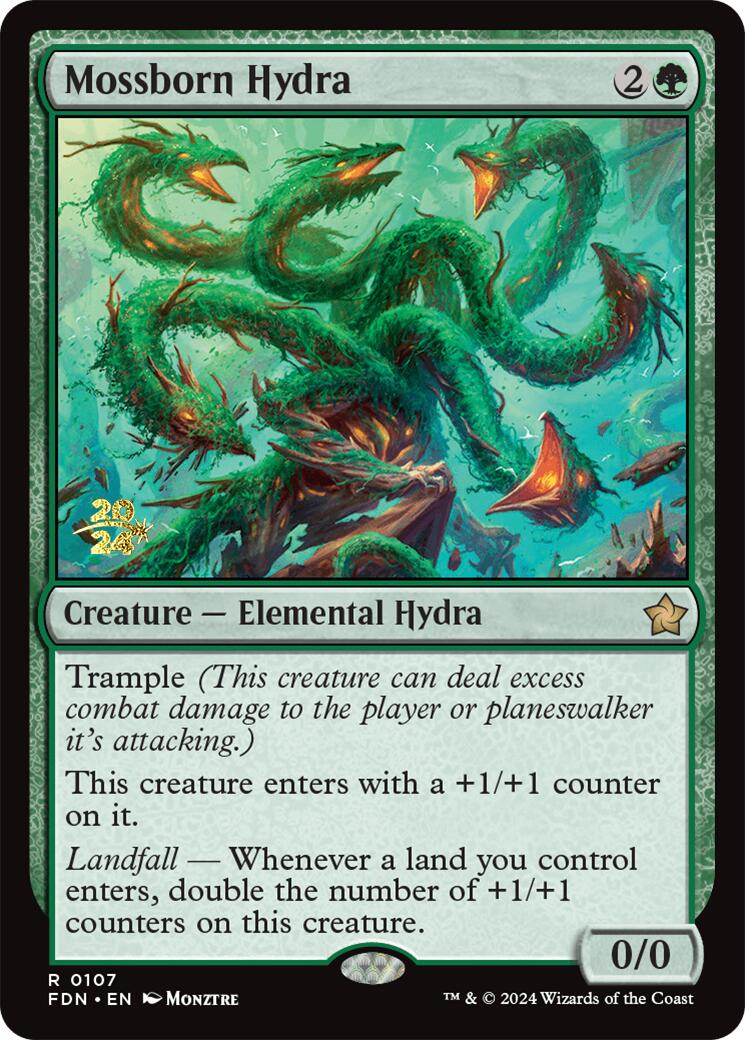 Mossborn Hydra [Foundations Prerelease Promos] | PLUS EV GAMES 