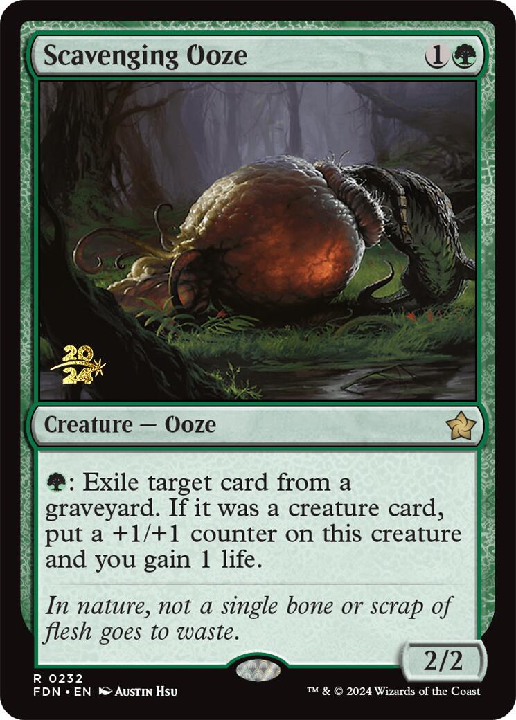 Scavenging Ooze [Foundations Prerelease Promos] | PLUS EV GAMES 