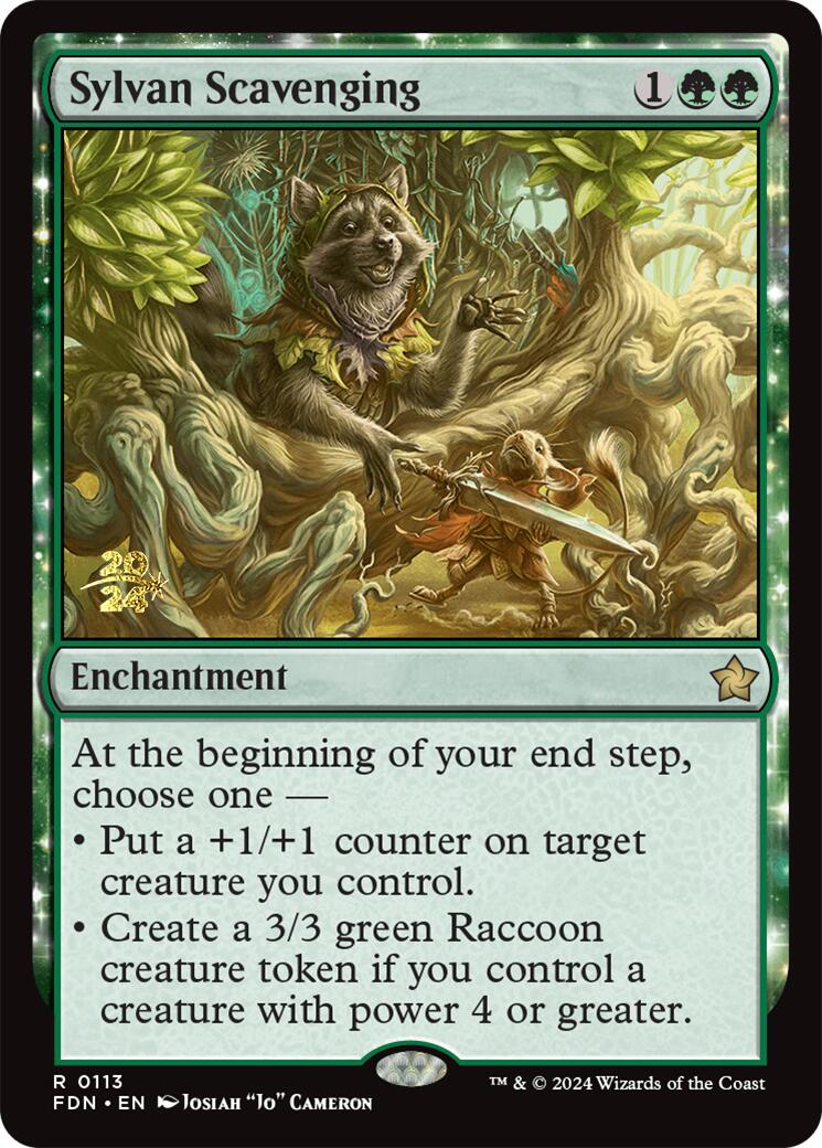 Sylvan Scavenging [Foundations Prerelease Promos] | PLUS EV GAMES 