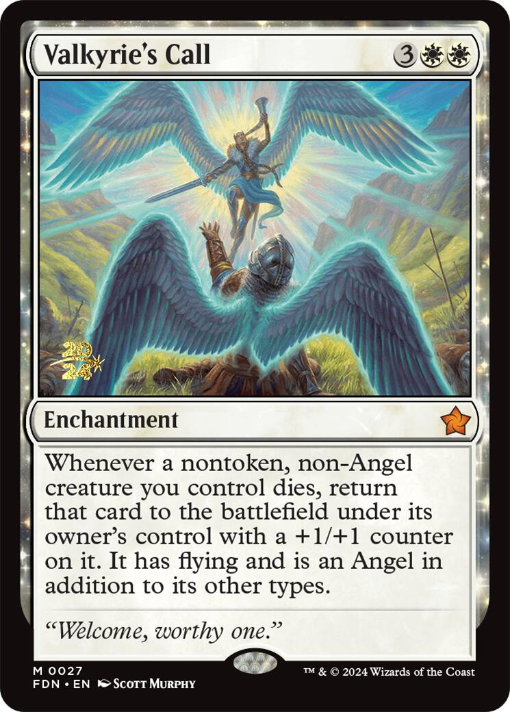 Valkyrie's Call [Foundations Prerelease Promos] | PLUS EV GAMES 