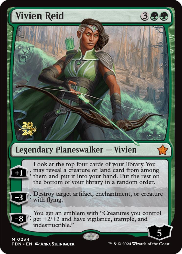 Vivien Reid [Foundations Prerelease Promos] | PLUS EV GAMES 