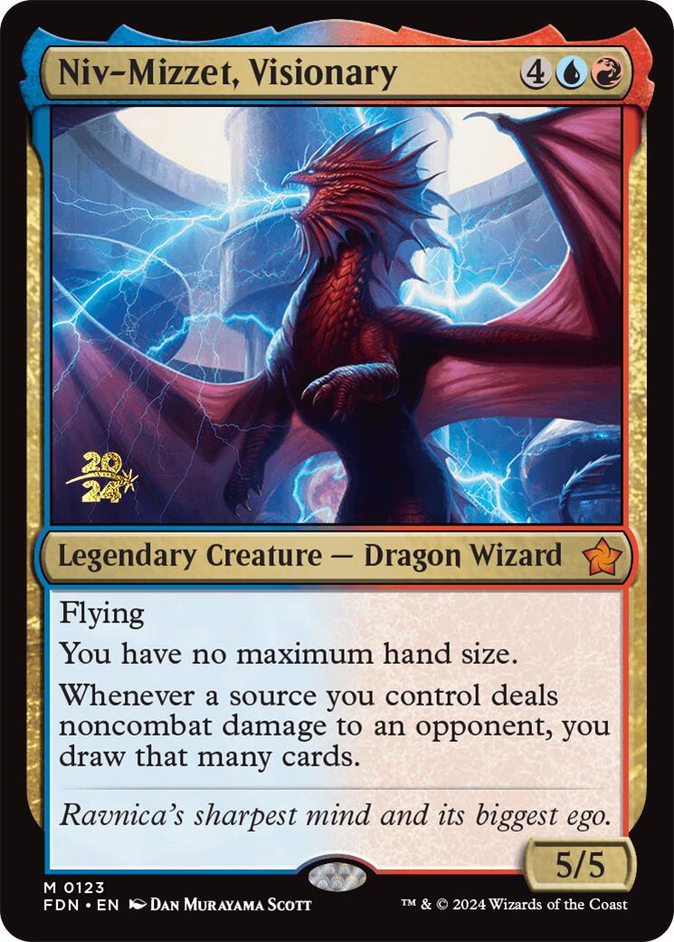 Niv-Mizzet, Visionary [Foundations Prerelease Promos] | PLUS EV GAMES 