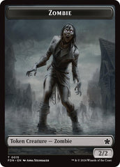 Zombie // Goblin Doubled-Sided Token [Foundations Tokens] | PLUS EV GAMES 