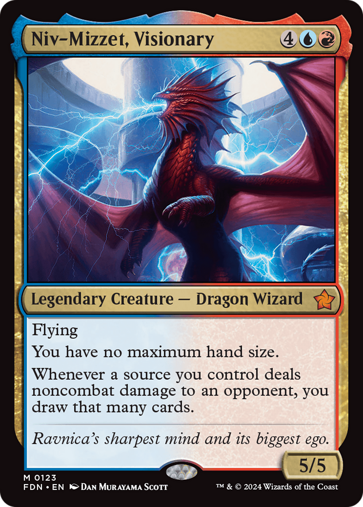 Niv-Mizzet, Visionary [Foundations] | PLUS EV GAMES 