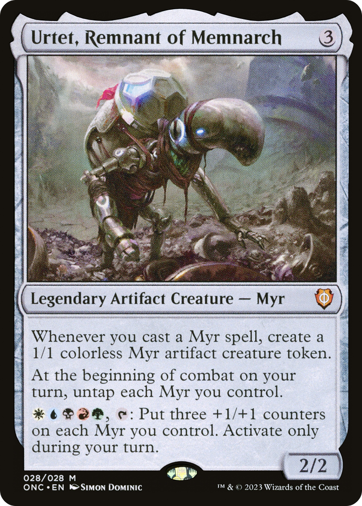 Urtet, Remnant of Memnarch [Phyrexia: All Will Be One Commander] | PLUS EV GAMES 