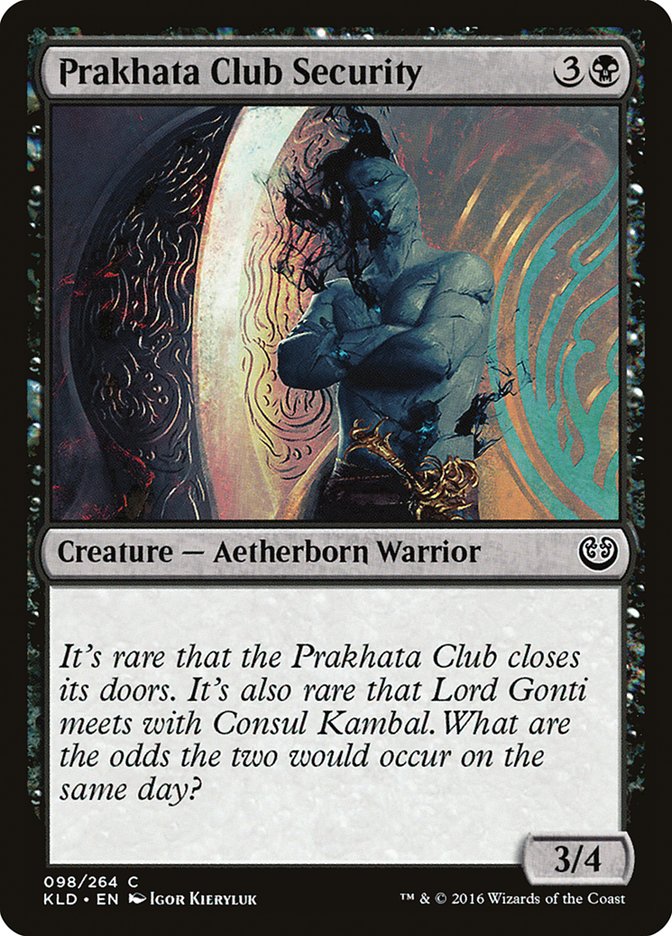 Prakhata Club Security [Kaladesh] | PLUS EV GAMES 