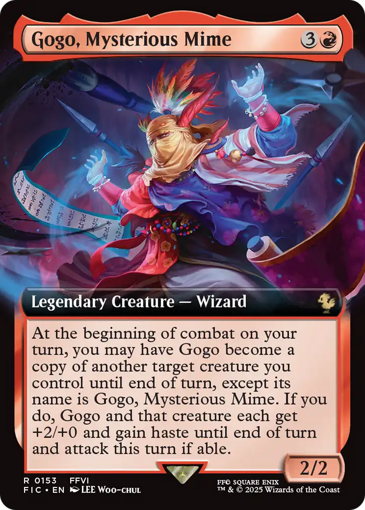 Gogo, Mysterious Mime (Extended Art) [FINAL FANTASY Commander] | PLUS EV GAMES 