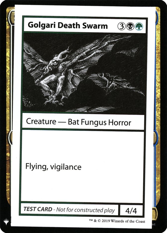 Golgari Death Swarm [Mystery Booster Playtest Cards] | PLUS EV GAMES 