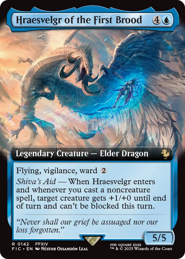 Hraesvelgr of the First Brood (Extended Art) [FINAL FANTASY Commander] | PLUS EV GAMES 