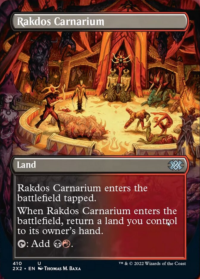 Rakdos Carnarium (Borderless Alternate Art) [Double Masters 2022] | PLUS EV GAMES 