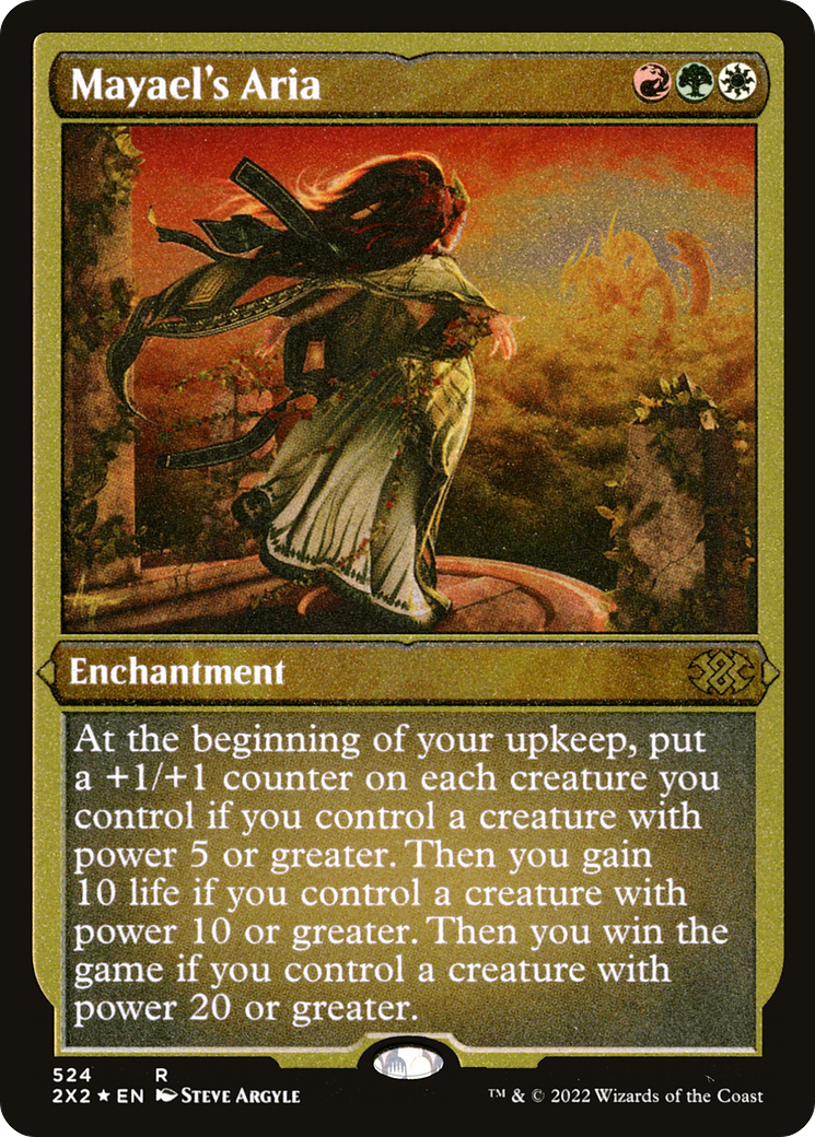 Mayael's Aria (Foil Etched) [Double Masters 2022]