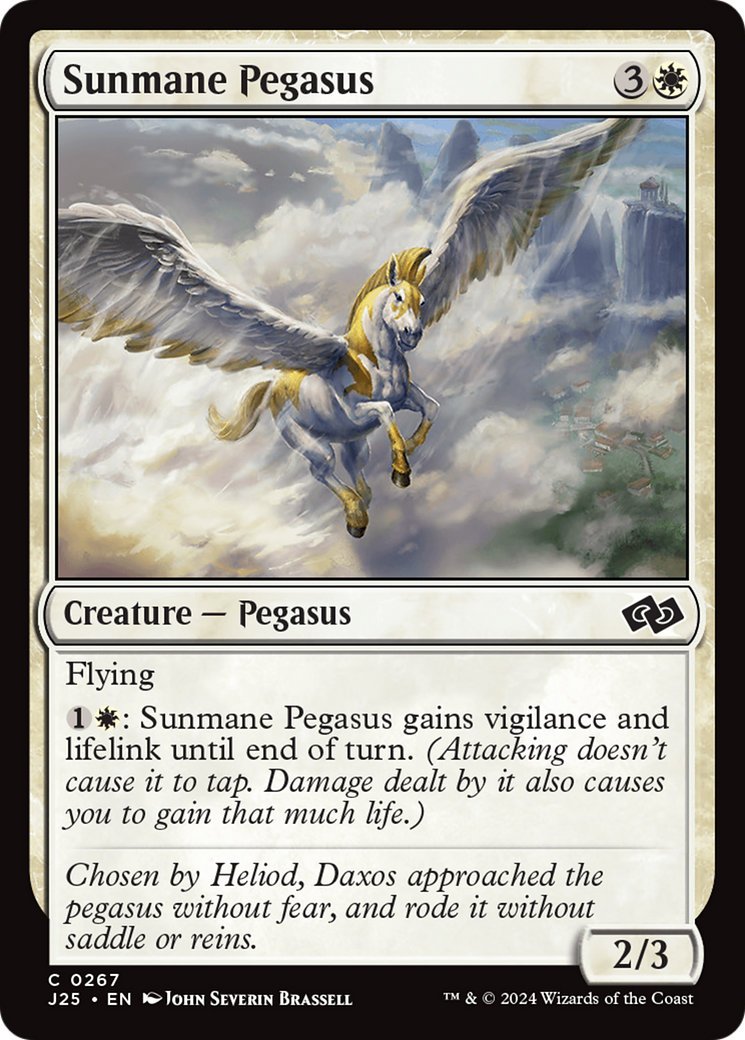 Sunmane Pegasus [Foundations Jumpstart] | PLUS EV GAMES 