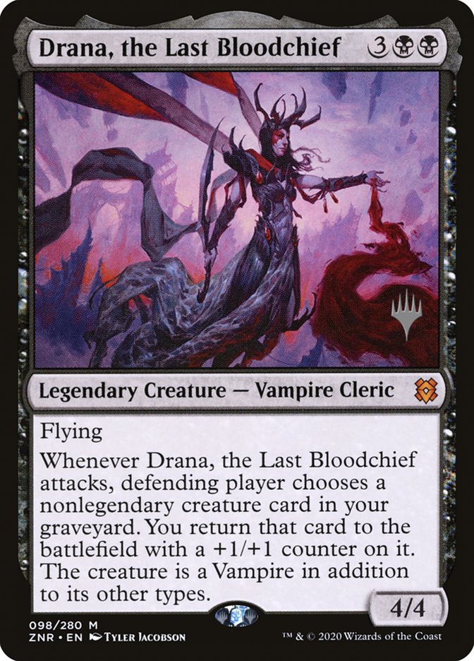 Drana, the Last Bloodchief (Promo Pack) [Zendikar Rising Promos] | PLUS EV GAMES 
