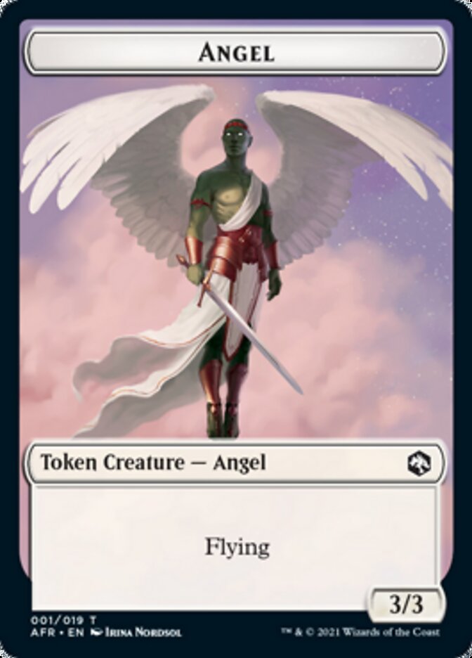 Spider // Angel Double-Sided Token [Dungeons & Dragons: Adventures in the Forgotten Realms Tokens] | PLUS EV GAMES 