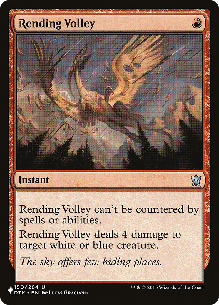 Rending Volley [The List Reprints] | PLUS EV GAMES 