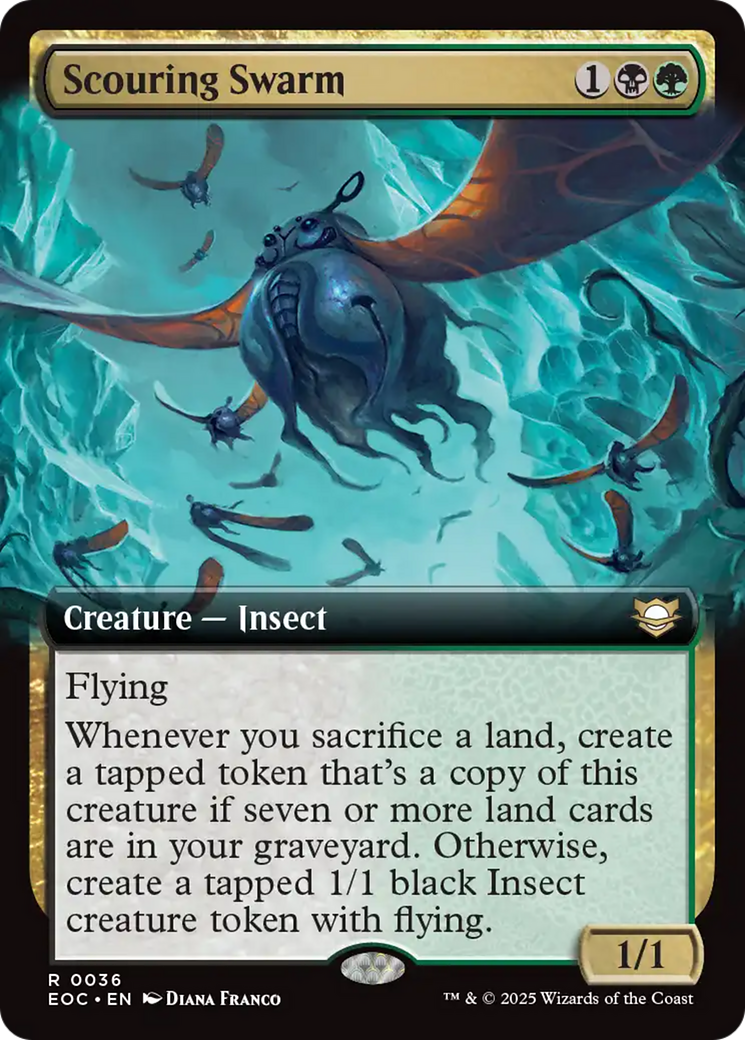 Scouring Swarm (Extended Art) [Edge of Eternities Commander] | PLUS EV GAMES 